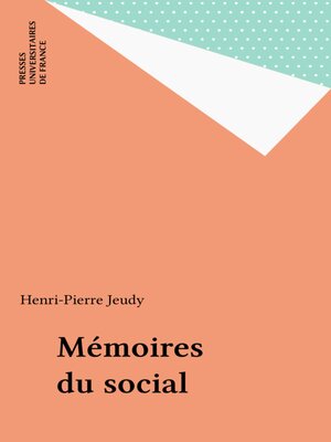 cover image of Mémoires du social